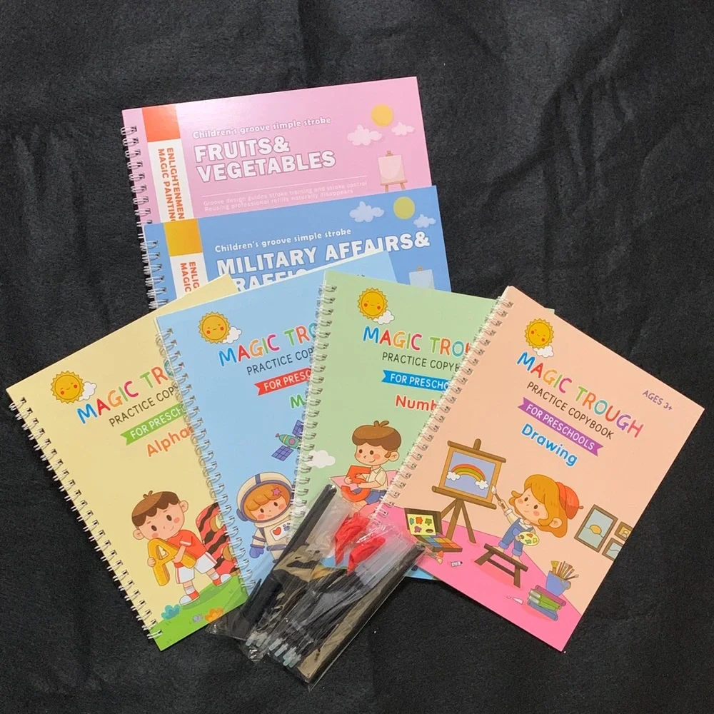 Magic Trough Writing Reusable Practice Book Set - Picture 1 of 10